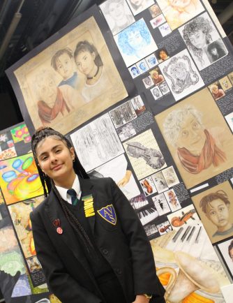 Kaleidoscope Of Colour On Display At Pupils Art Exhibition The Rugby Observer