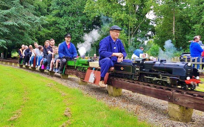 All aboard as mini railway attraction begins new season - The Rugby ...